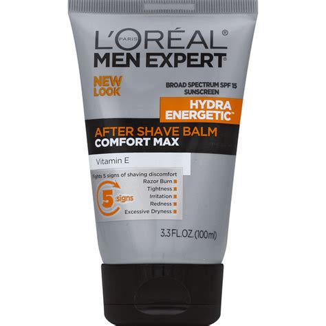 after shave balm with sunscreen.